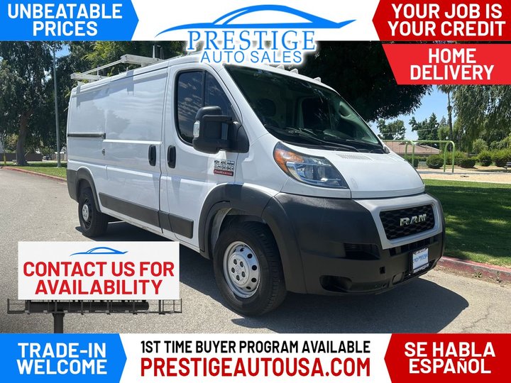 2022 RAM PROMASTER CARGO VAN for sale in BAKERSFIELD