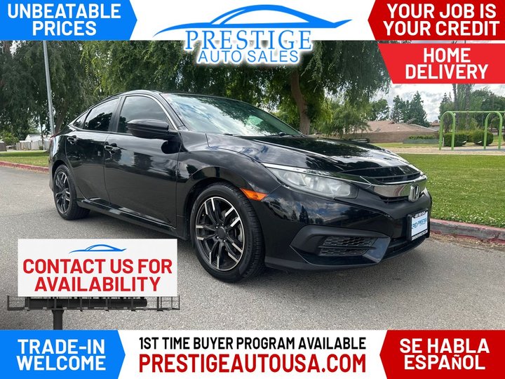 2016 HONDA CIVIC for sale in BAKERSFIELD