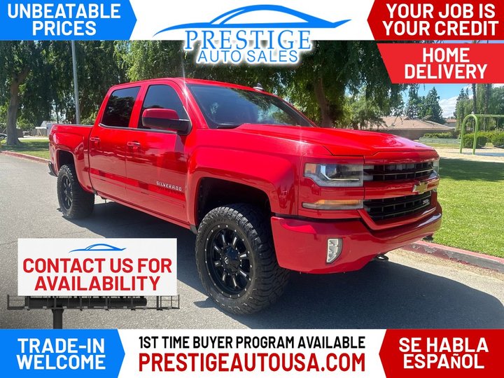 2016 CHEVROLET SILVERADO 1500 CREW CAB for sale in BAKERSFIELD