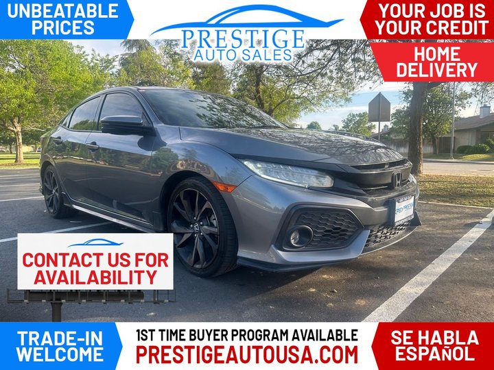 2018 HONDA CIVIC for sale in BAKERSFIELD