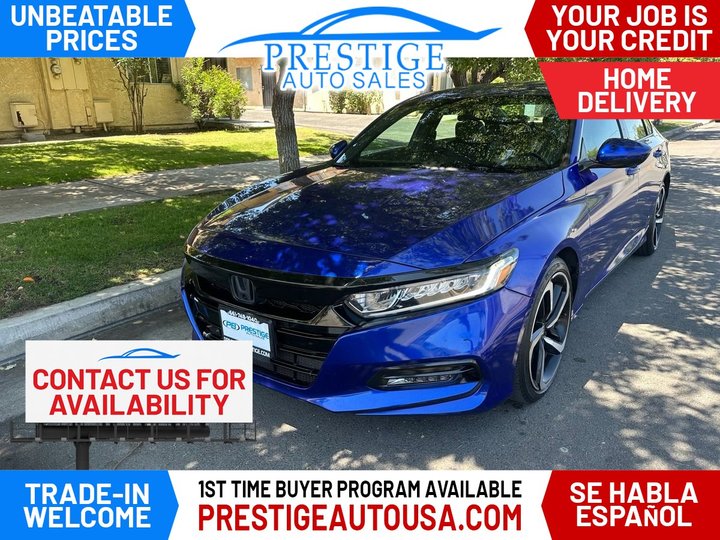 2018 HONDA ACCORD for sale in BAKERSFIELD