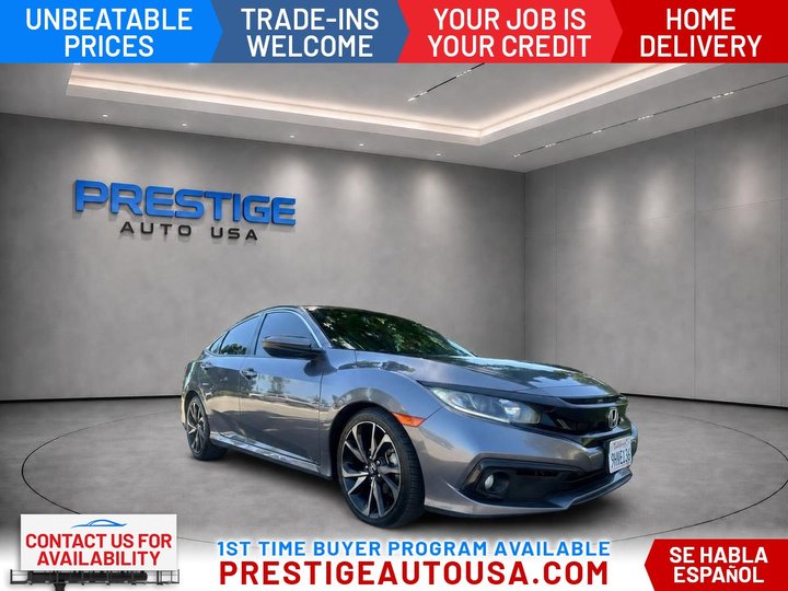 2020 HONDA CIVIC for sale in BAKERSFIELD