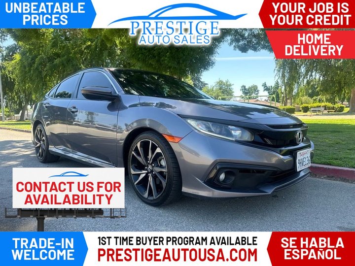 2020 HONDA CIVIC for sale in BAKERSFIELD