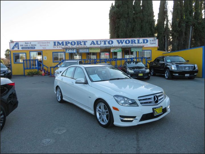 2012 MERCEDES-BENZ C-CLASS for sale in HAYWARD