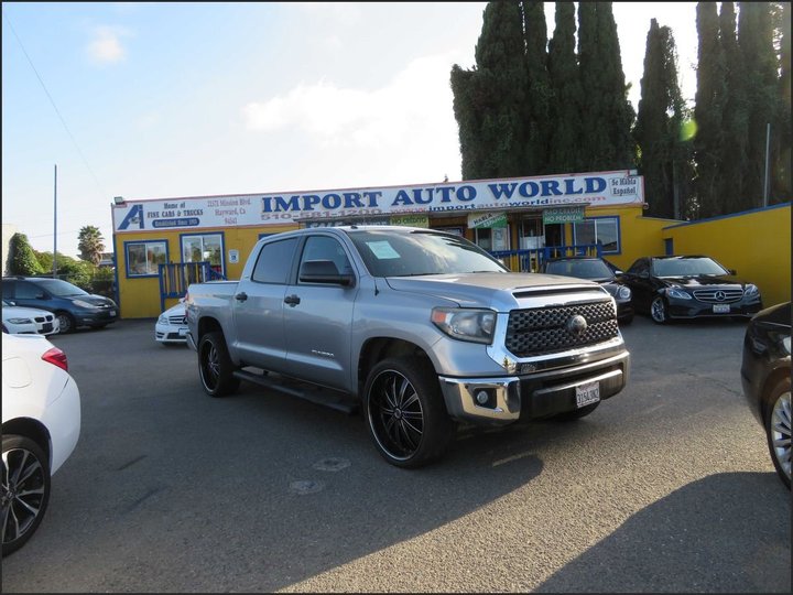 2018 TOYOTA TUNDRA CREWMAX for sale in HAYWARD