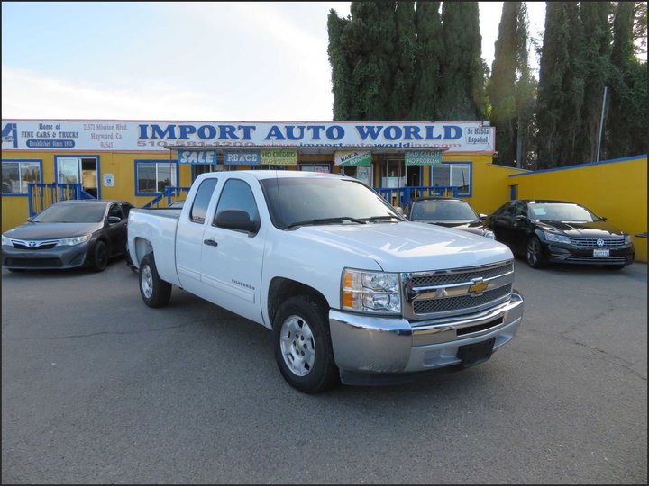 2013 CHEVROLET SILVERADO 1500 EXTENDED CAB for sale in HAYWARD