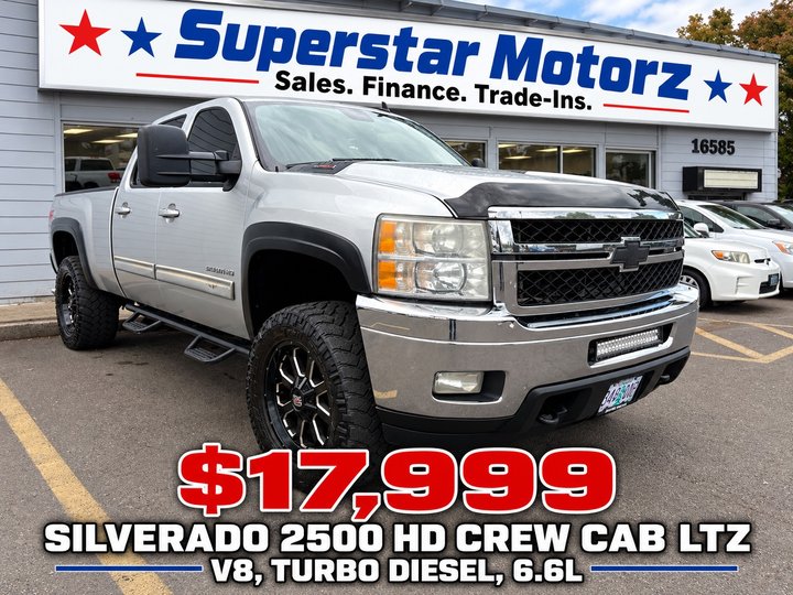 2011 CHEVROLET SILVERADO 2500 HD CREW CAB for sale in MILWAUKIE
