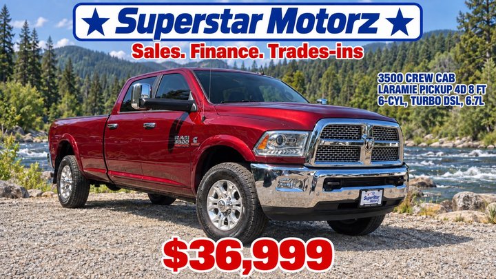 2018 RAM 3500 CREW CAB for sale in MILWAUKIE