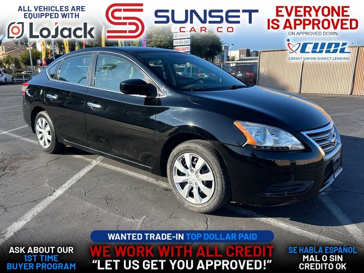 BLACK, 2013 NISSAN SENTRA Image 