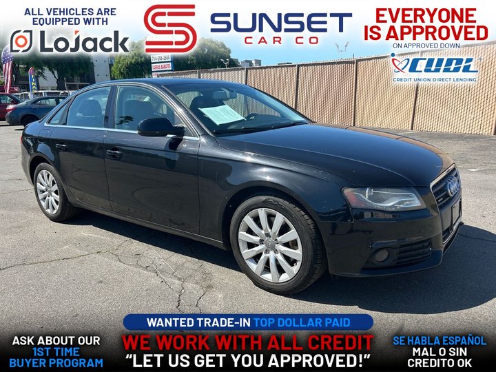 BLACK, 2011 AUDI A4 Image 