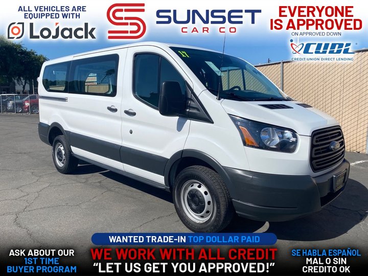 WHITE, 2017 FORD TRANSIT 250 VAN Image 