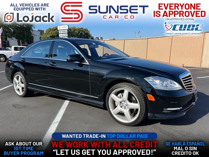 BLACK, 2013 MERCEDES-BENZ S-CLASS Image 