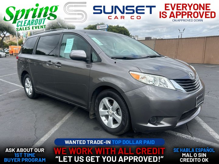 2012 TOYOTA SIENNA for sale in SANTA ANA