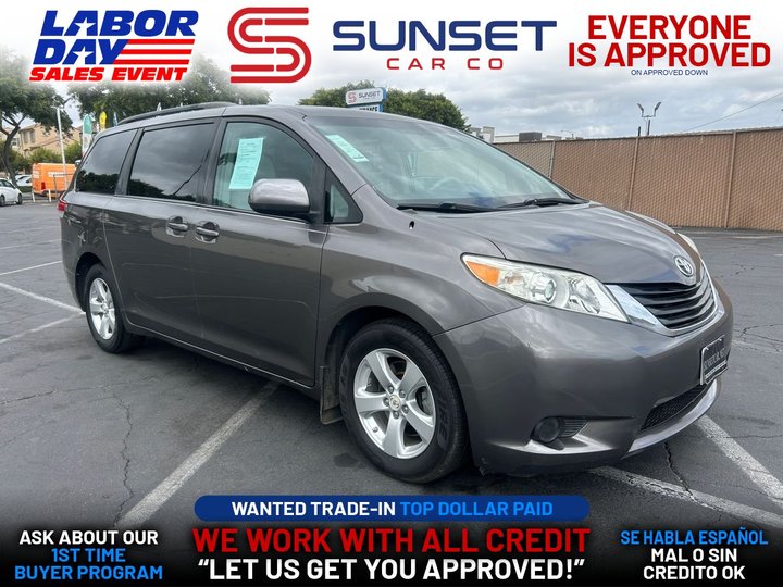 2012 TOYOTA SIENNA for sale in SANTA ANA