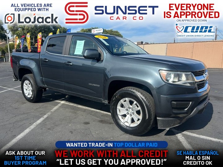 GRAY, 2020 CHEVROLET COLORADO CREW CAB Image 