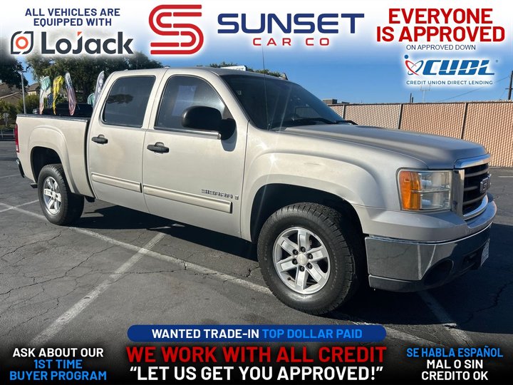 BEIGE, 2007 GMC SIERRA 1500 CREW CAB Image 