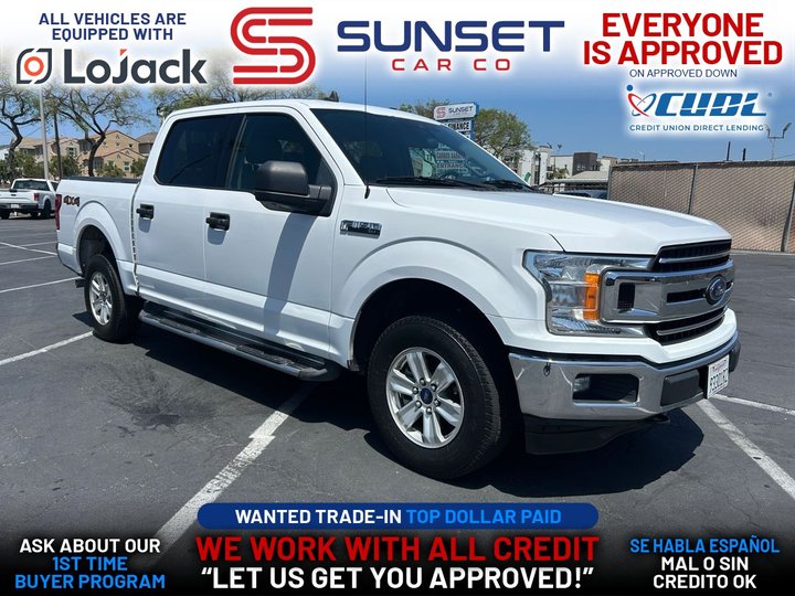 WHITE, 2019 FORD F150 SUPERCREW CAB Image 