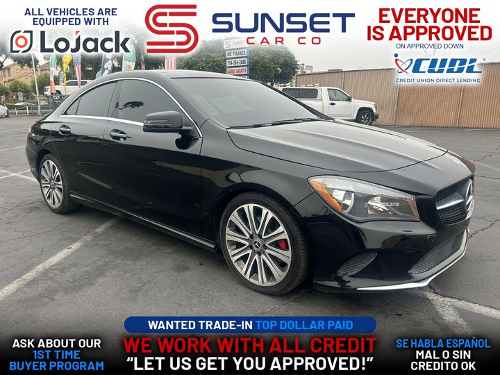 BLACK, 2019 MERCEDES-BENZ CLA Image 