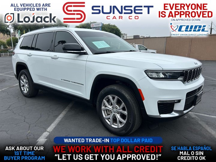 WHITE, 2021 JEEP GRAND CHEROKEE L Image 