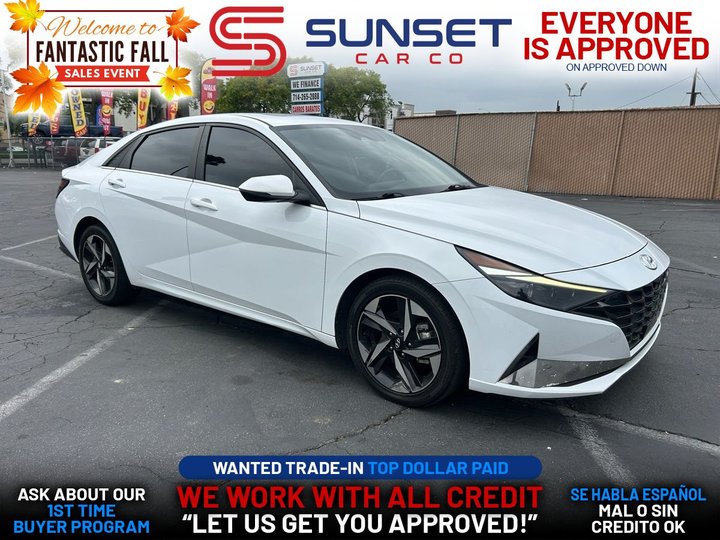 2021 HYUNDAI ELANTRA for sale in SANTA ANA
