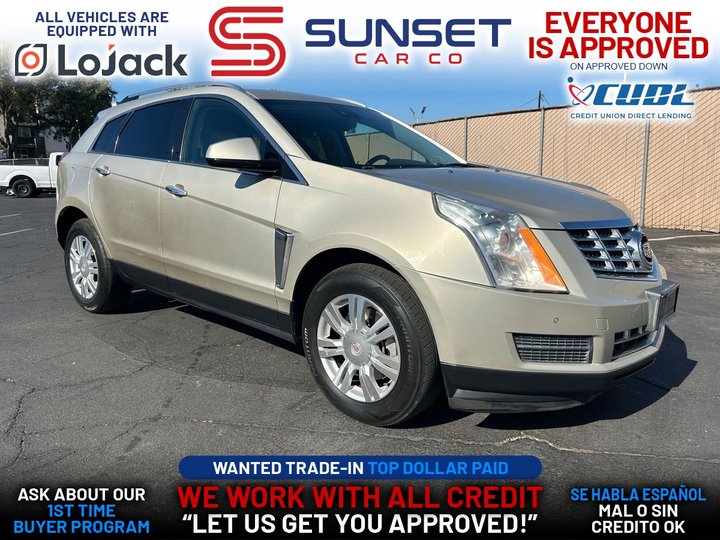 BEIGE, 2015 CADILLAC SRX Image 