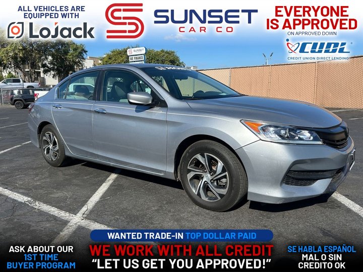 SILVER, 2017 HONDA ACCORD Image 