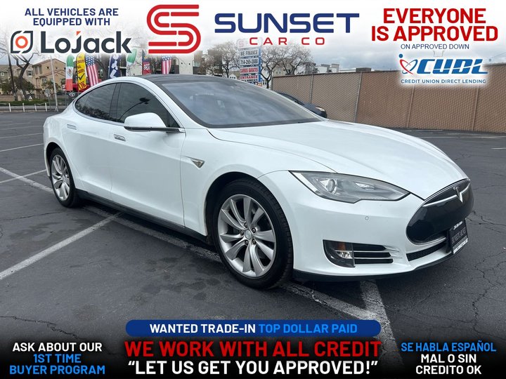 WHITE, 2013 TESLA MODEL S Image 