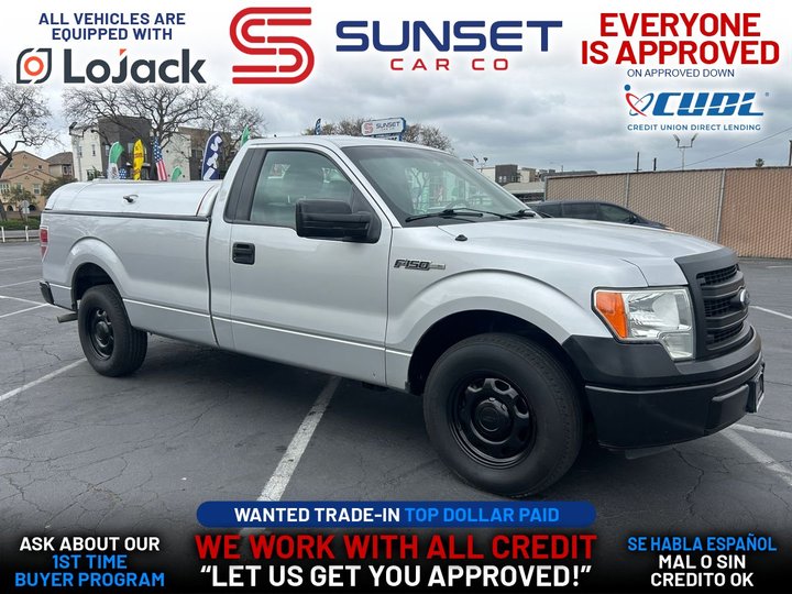 SILVER, 2014 FORD F150 REGULAR CAB Image 