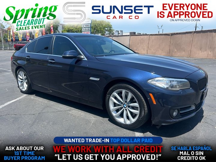 2016 BMW 5 SERIES for sale in SANTA ANA