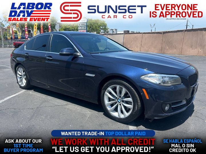 2016 BMW 5 SERIES for sale in SANTA ANA