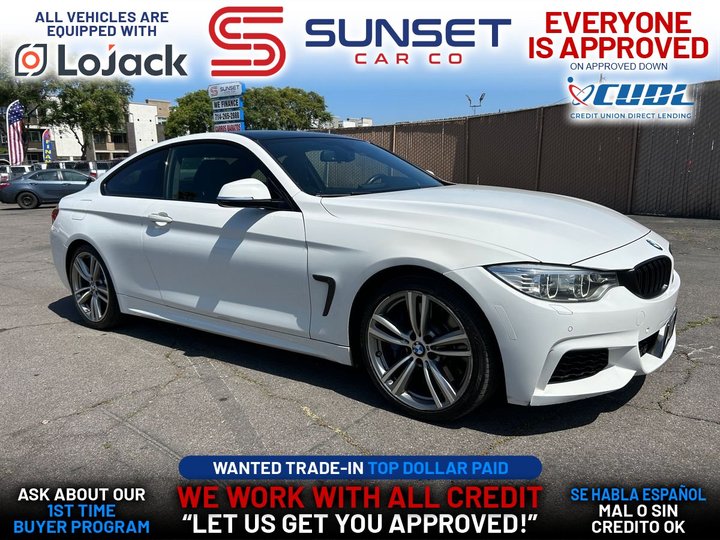 WHITE, 2014 BMW 4 SERIES Image 