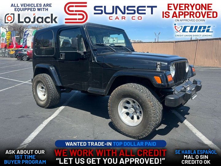 BLACK, 1998 JEEP WRANGLER Image 