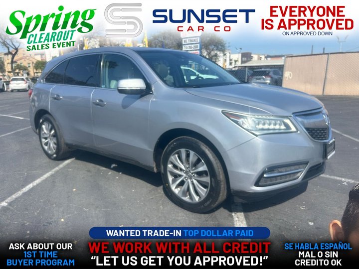 2016 ACURA MDX for sale in SANTA ANA