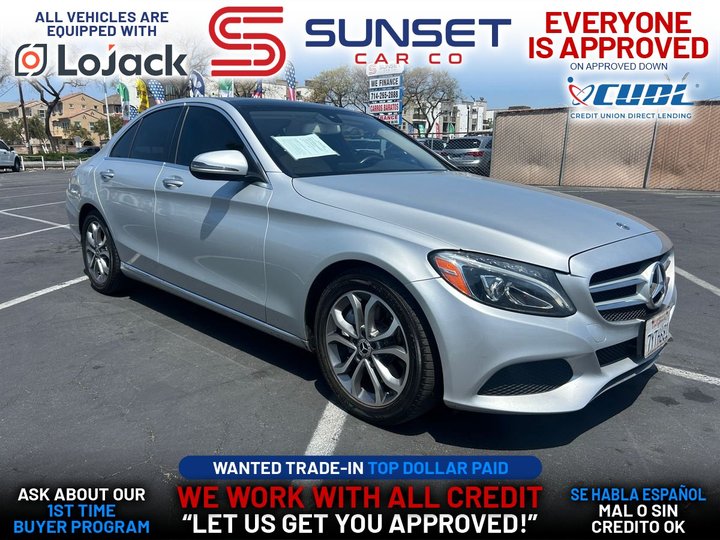 SILVER, 2017 MERCEDES-BENZ C-CLASS Image 