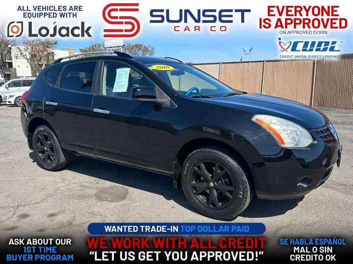 BLACK, 2010 NISSAN ROGUE Image 