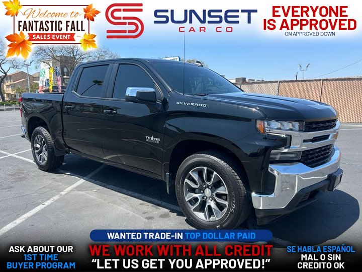 2021 CHEVROLET SILVERADO 1500 CREW CAB for sale in SANTA ANA