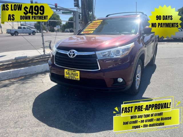 2015 TOYOTA HIGHLANDER XLE for sale in GILROY