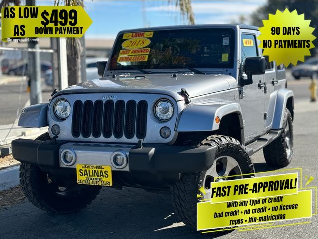 2018 JEEP WRANGLERUNLIMITED UNLIMITED SAHARA for sale in GILROY