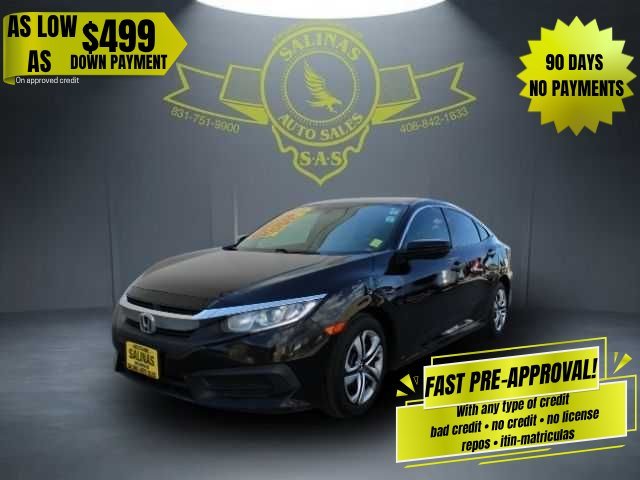 2016 HONDA CIVIC LX for sale in GILROY