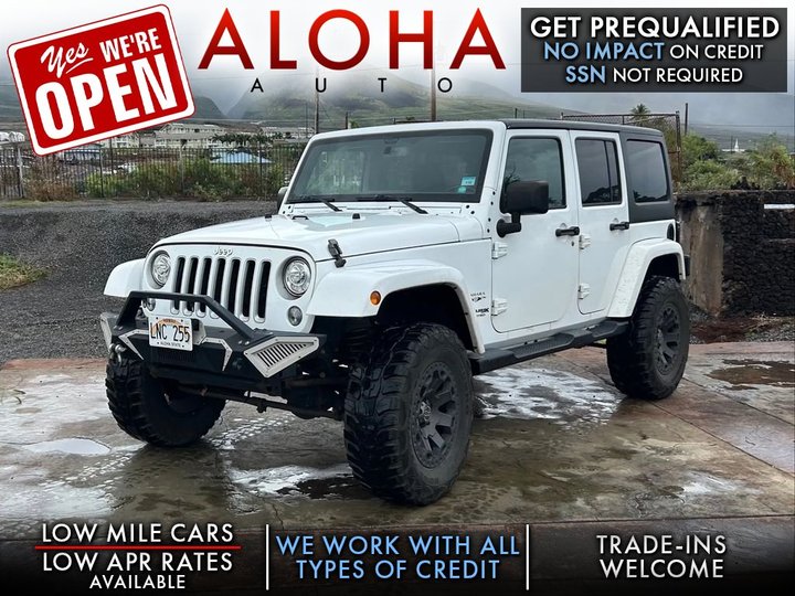 2018 JEEP WRANGLER UNLIMITED for sale in LAHAINA