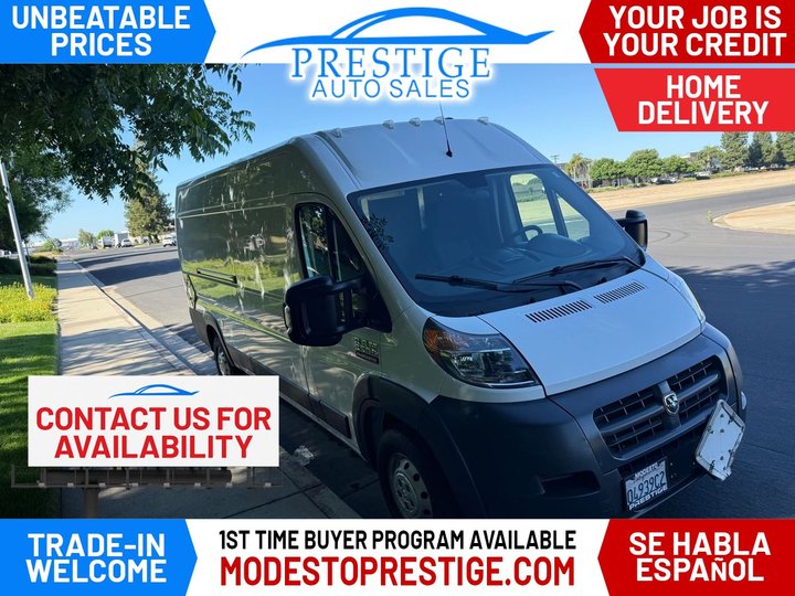 2016 RAM PROMASTER CARGO VAN for sale in MODESTO