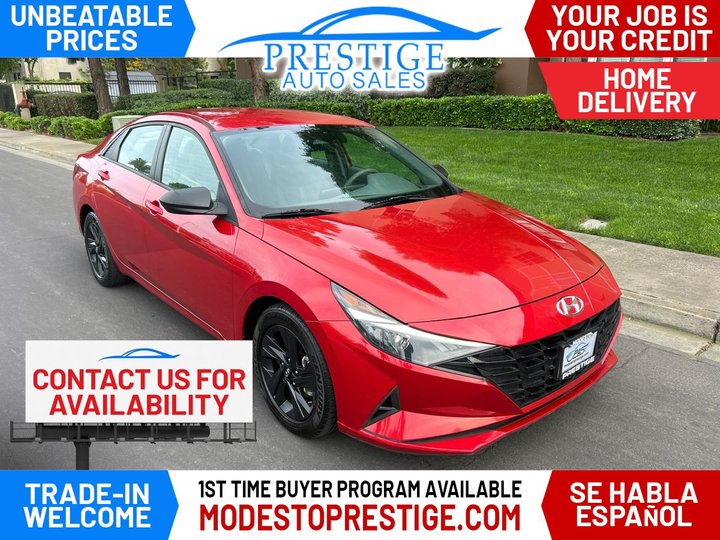 2021 HYUNDAI ELANTRA for sale in MODESTO