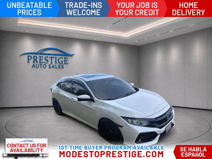 2018 HONDA CIVIC for sale in MODESTO