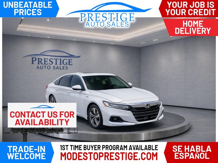2021 HONDA ACCORD HYBRID for sale in MODESTO