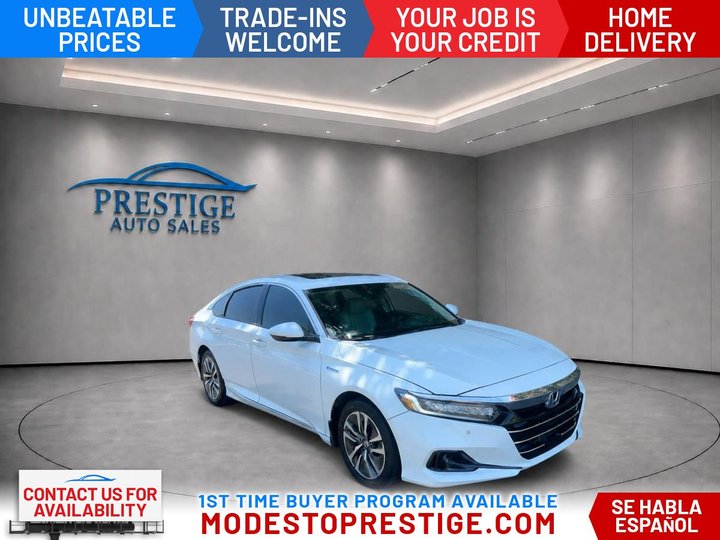 2021 HONDA ACCORD HYBRID for sale in MODESTO
