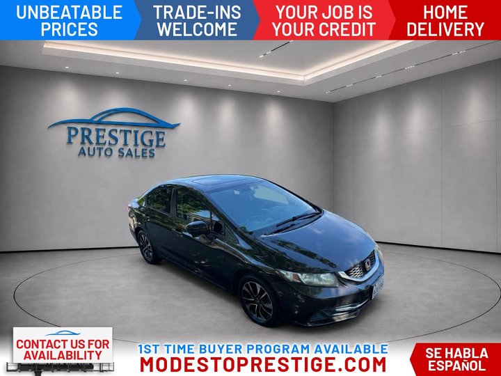 2014 HONDA CIVIC for sale in MODESTO