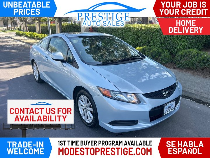 2012 HONDA CIVIC for sale in MODESTO