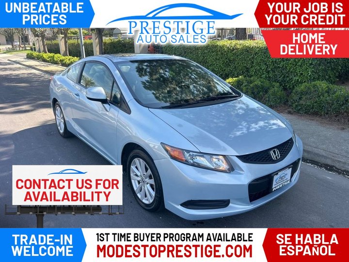 2012 HONDA CIVIC for sale in MODESTO