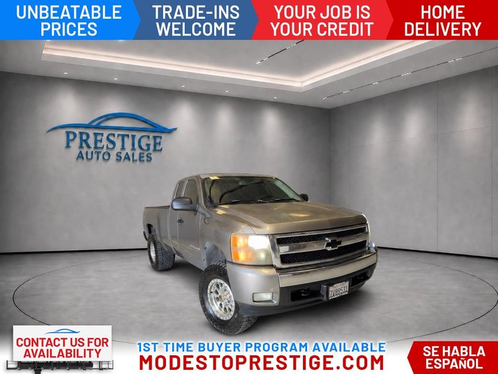 2007 CHEVROLET SILVERADO 1500 EXTENDED CAB for sale in MODESTO