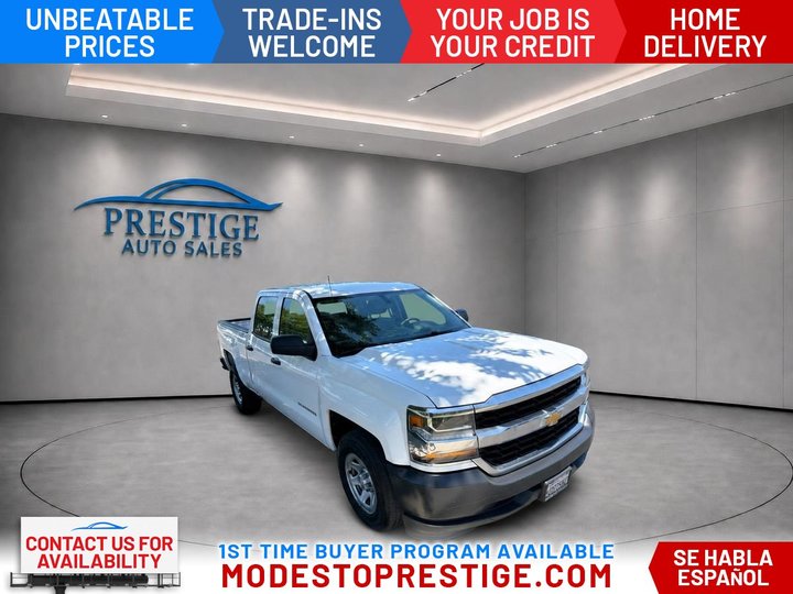2018 CHEVROLET SILVERADO 1500 CREW CAB for sale in MODESTO